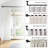 Einstein 1 Inch Industrial Blackout Curtain Rod for Windows Ceiling/Wall Mounted Adjustable Length-180913242-148834985