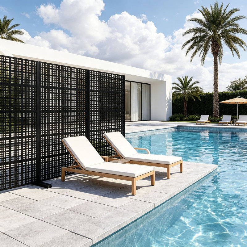 Metal Privacy Screen Fence Panel