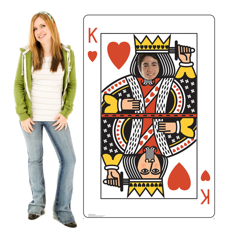 King of Hearts Life-Size Cardboard Photo Standee