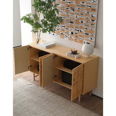 Retro Style Wall-Mounted Sideboard