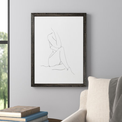 " Nude Contour Sketch I " by Paul Cezanne