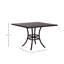 Superstone 36" Square Dining Table With Base - Black Walnut Top/ancient Earth Base-2017584474