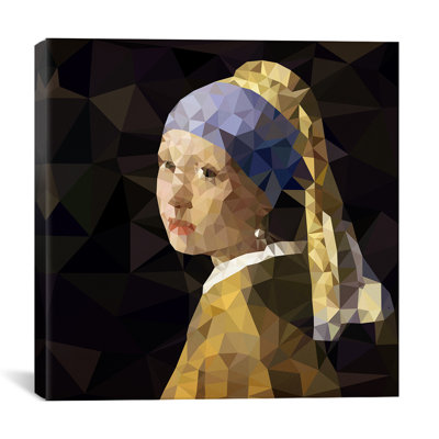 " Girl With Pearl Earring Derezzed " by 5by5collective