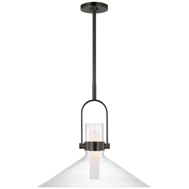 Larkin 2 - Light LED Pendant, 22.25" H x 24" W x 24" D, Bronze