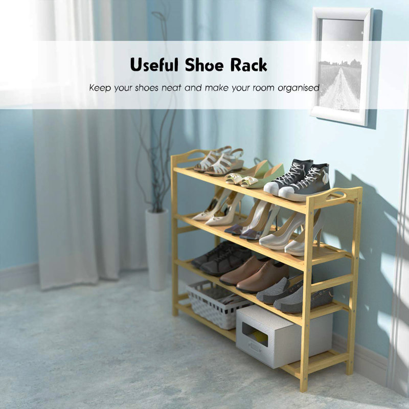 16 Pair Shoe Rack