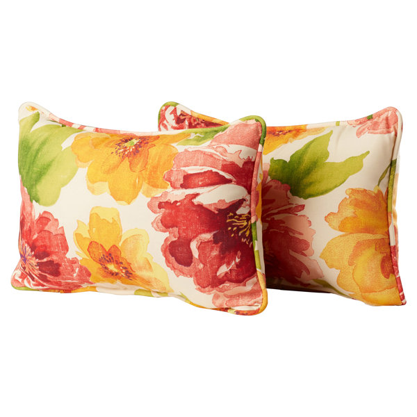 Pillow Perfect Outdoor New Geo Corded Oversized