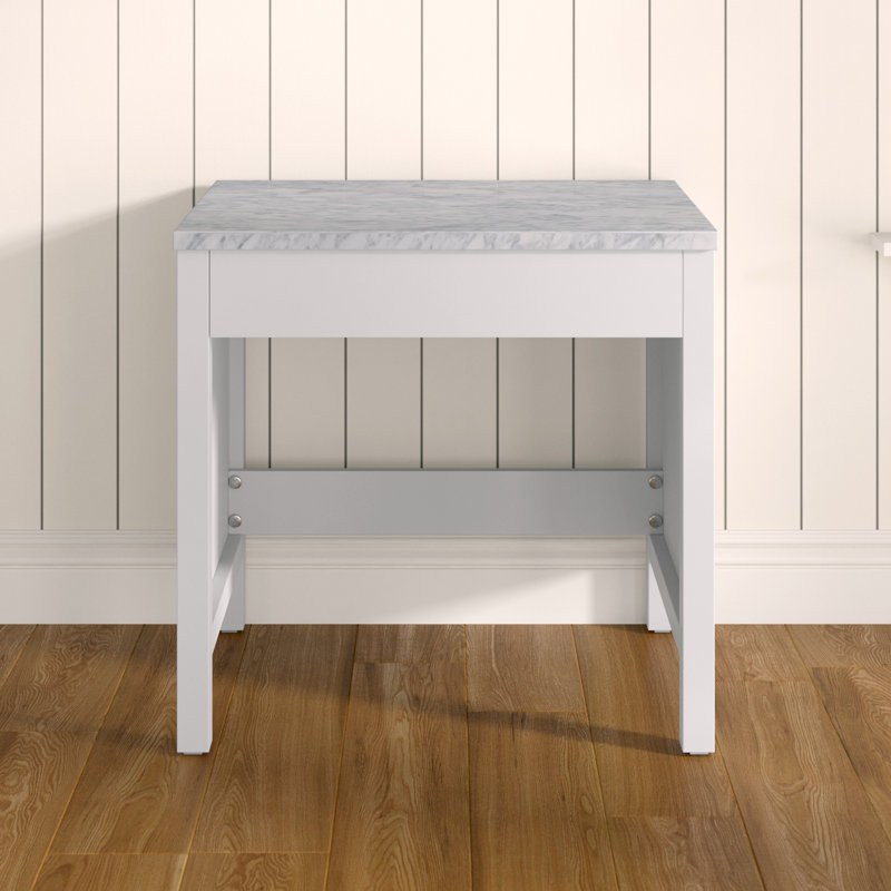 Meuble-lavabo à fabriquer Kanode, Blanc