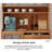 Scandinavian Cherry Wood Storage Food Cabinet