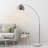 Perlis 68.1" Arc Floor Lamp with Solid Marble Base-1656400006