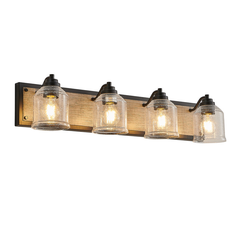 Éclairage pour salle de bain 4 lumières 32 po Farmhouse, 4 lumières