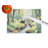 Woodland Spring Badgers Glass Cutting Board