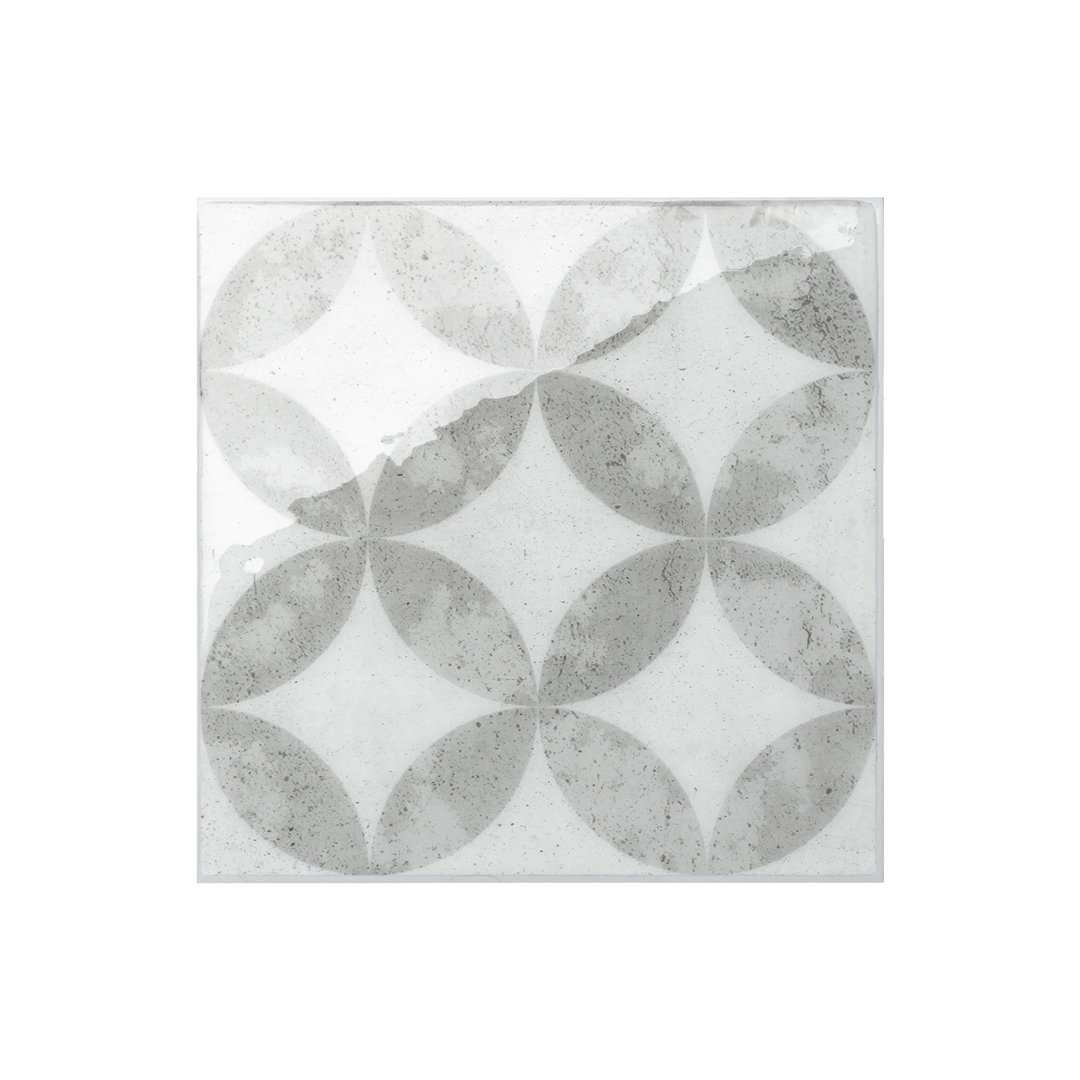 Peel and Stick Gel Backsplash Tile Vintage 8" x 8" (Set of 4) Smart Tiles