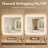 TMMV 42" W x 36" H Frameless LED Light Anti-Fog Wall Bathroom Vanity Mirror In Polished Crystal-553959784
