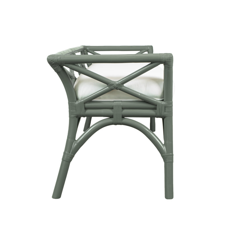 Wicker Bench, Evergreen