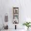 Armoire de toilette murale 10 "avec tablette ouverte, porte à fermeture douce