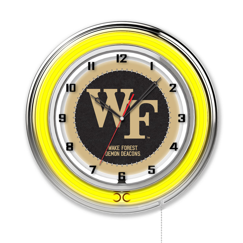 Horloge murale 19 po NCAA, Demon Deacons de Wake Forest