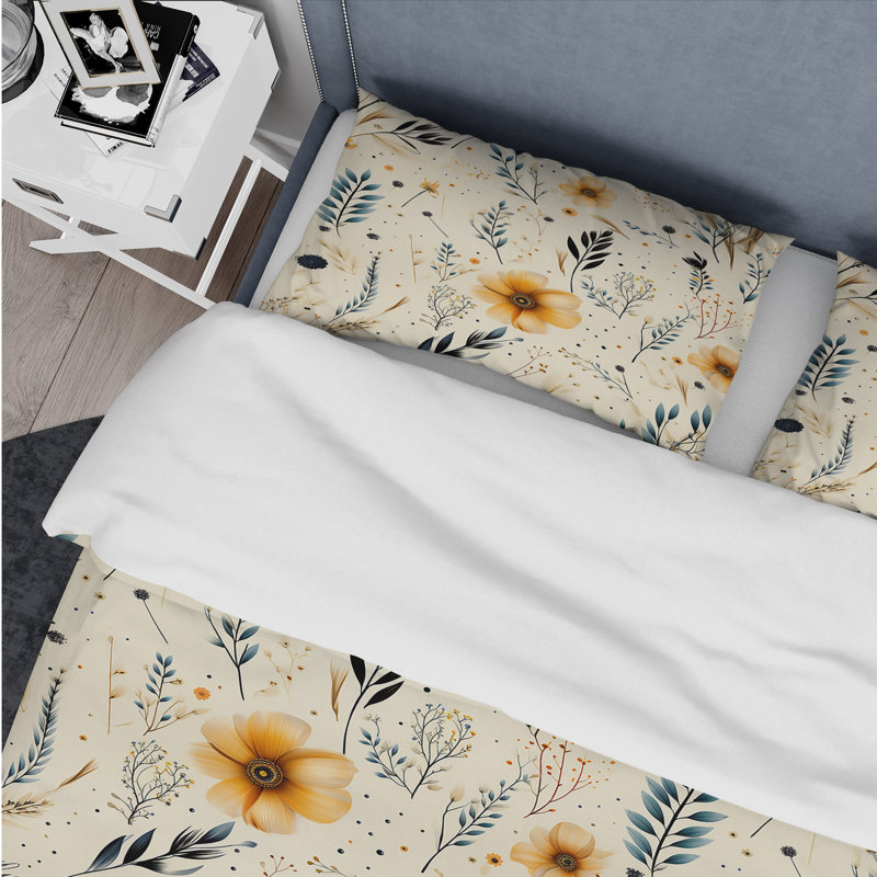 Literie Nomadic Whispers, Housse de couette simple + 1 taie décorative stan