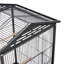 77cm Open Play Top Metal Pet Bird Cage with Casters