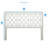 Tabor Chippendale White Headboard - King-1295057921