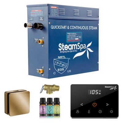 Oasis Series 6KW Steam Bath Generator With Continuous Steam Plus Easy Touch Pad
