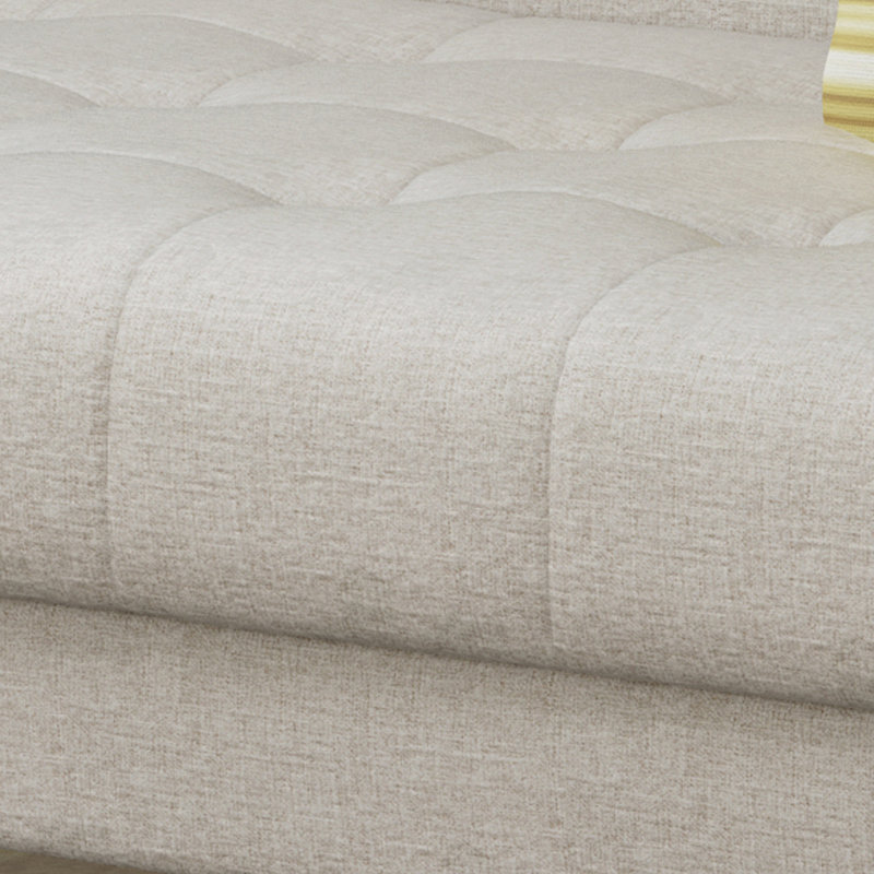 Canapé Modern, Tissu beige, Beige