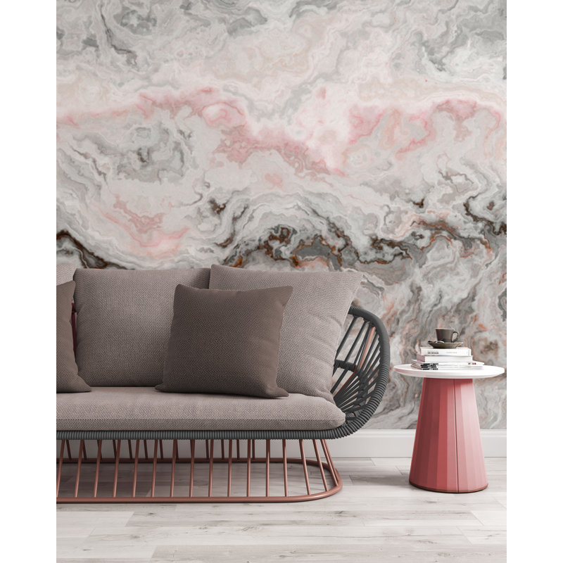 Papier peint The Tile Of Abstract Texture With Rose Inclus, L 9 po x l 15 po