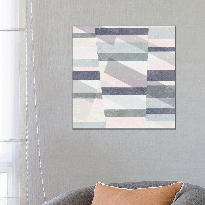 Pastel Reflections III 1 Piece Wrapped Canvas Painting, 66.04 cm H x 66.04 cm W