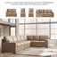 Canapé modulaire 4 pièces Gibbs