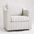 Bronnen Big And Wide Upholstered Pinstripe Gray Cushion Swivel Armchair with Removable Back and Seat Cushion-123469906