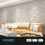 Carrelage mural décoratif en PVC 19,7 po x 19,7 po (32 pieds carrés par caisse)-74736323
