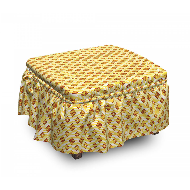 Housse pour repose-pieds old rhombus