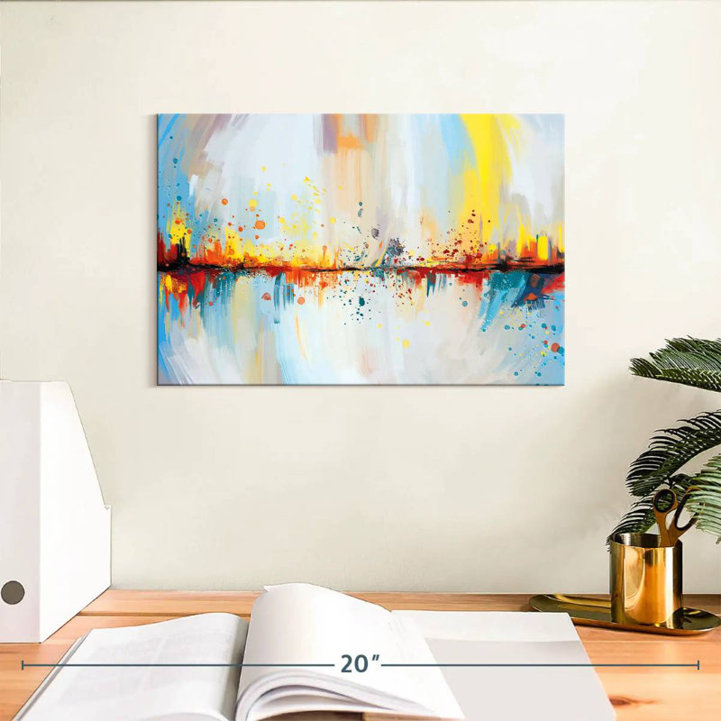 Avery Cityscape Abstract, 8" H x 12" W