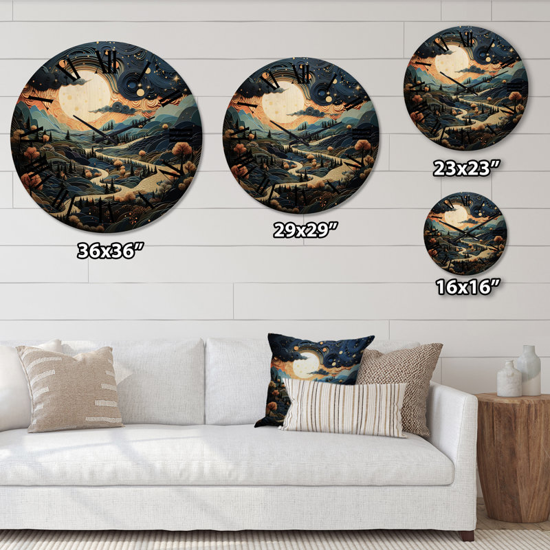 Horloge murale Rangely, Moyenne