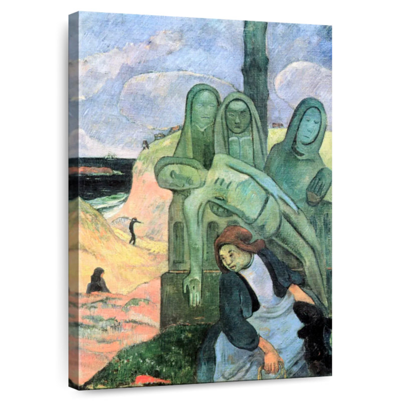 Leisha, le Christ vert, H 48 po x l 32 po