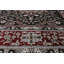 Tapis transitionnel à motif floral Master Collection, noir et rouge-851556952