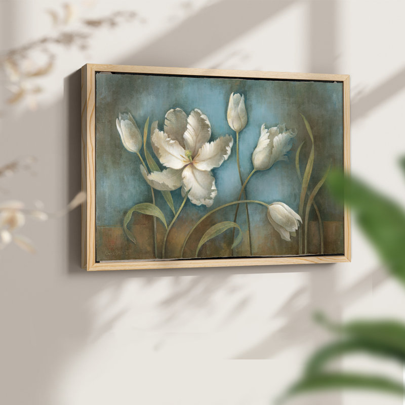 Tulipe, mélodie, reproduction encadrée, Naturel, H 22 po x l 28 po