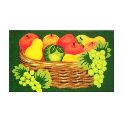 Cyprian Synthetic Non-Skid Kitchen Mat