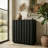 Molly 28" Wide Rectangular Fluted Accent Cabinet in Brown Oak-1217139991