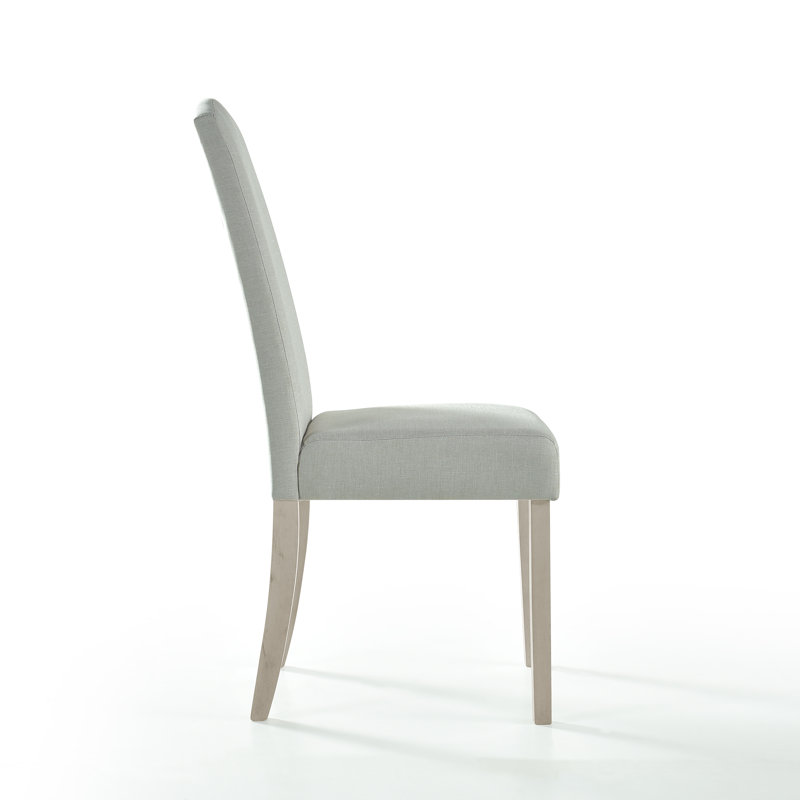 Paulett 19.5'' H Linen Upholstered Parsons Chair, Antique Gray