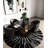 Avanicole Round Glass Top Dining Table