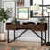 Kahlan Solid Wood Top Metal Base Writing Desk
