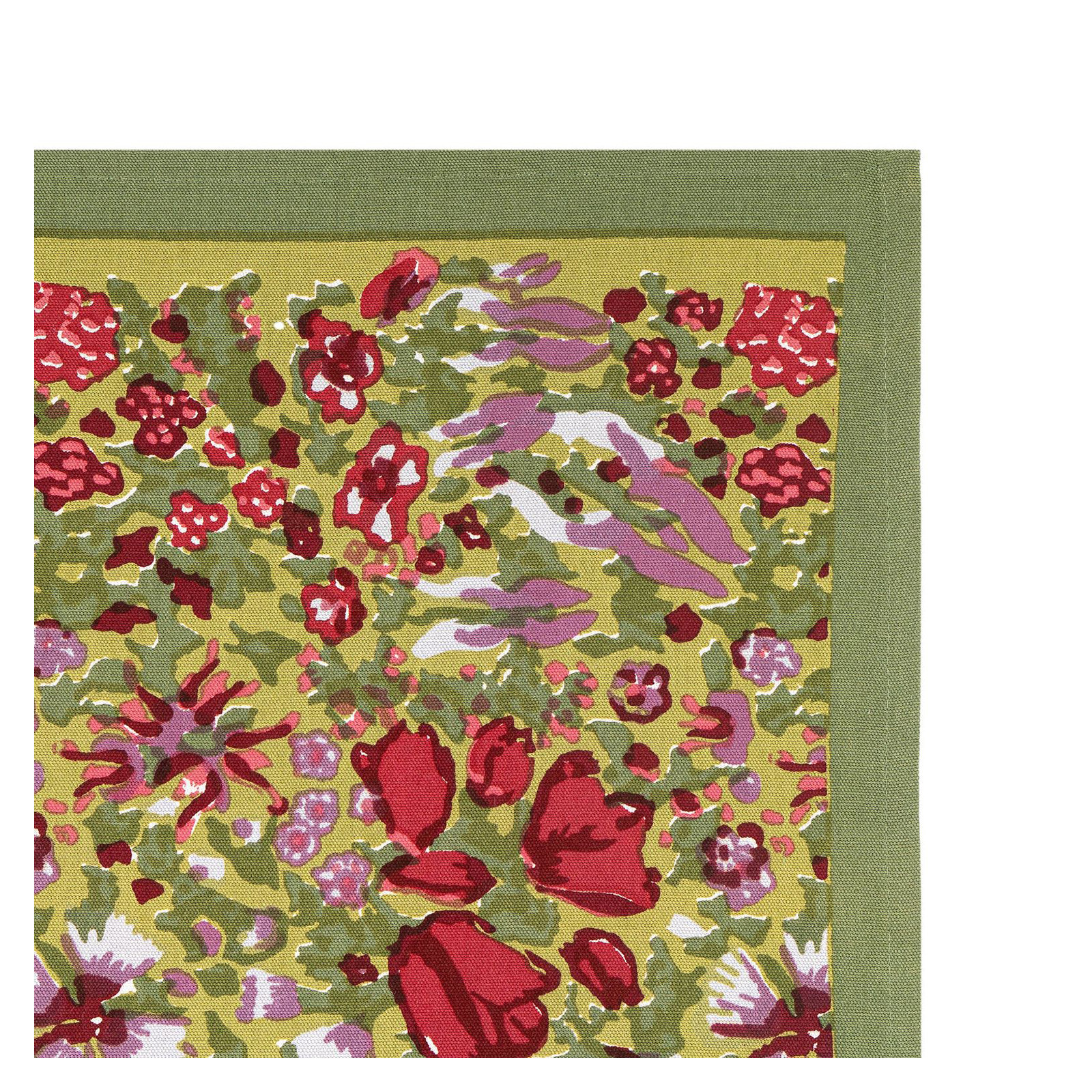 Sorene Floral Tea Towel Kitchen Towel, Red/Green