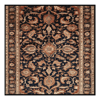 Tapis brun lavable à la machine