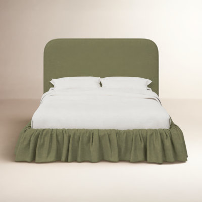Maggie Ruffle Platform Bed