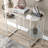 Arlander 42'' Glass Top Console Table