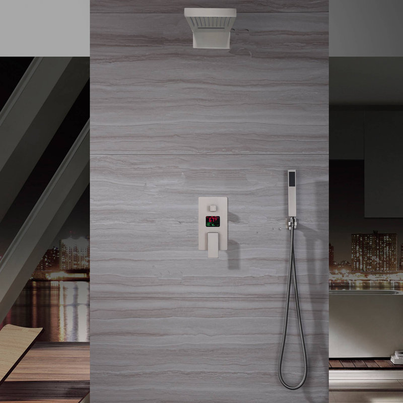 All-In-One Kit with Rough in-Valve, Brushed Nickel