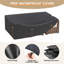 Ensemble de conversation modulaire en rotin pour 4 personnes avec coussins-570393815-562157633