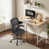 Table beige / blanc / chaise noire est en rupture de stock