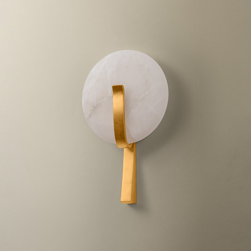 Thira Wall Sconce, Vintage Gold Leaf