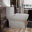 Toilette une pièce à double chasse